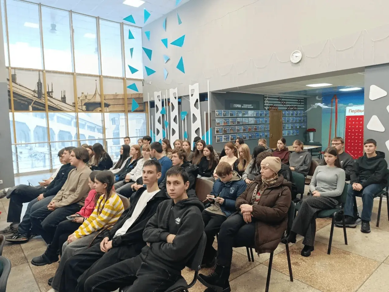 27 января студенты технологического колледжа приняли участие в Театрализованной акции 